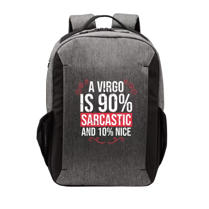 Virgo Zodiac Sign Facts Funny Birthday Astrology Horoscope Gift Vector Backpack