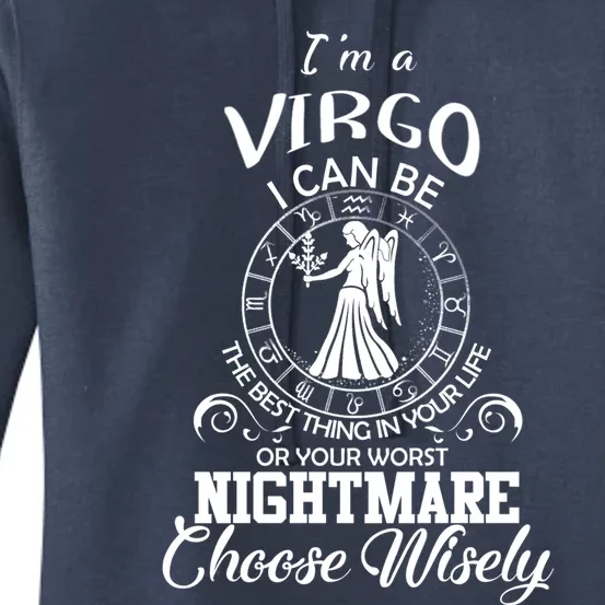 Virgo Zodiac Sign Funny Virgo Birthday Gift Women's Pullover Hoodie