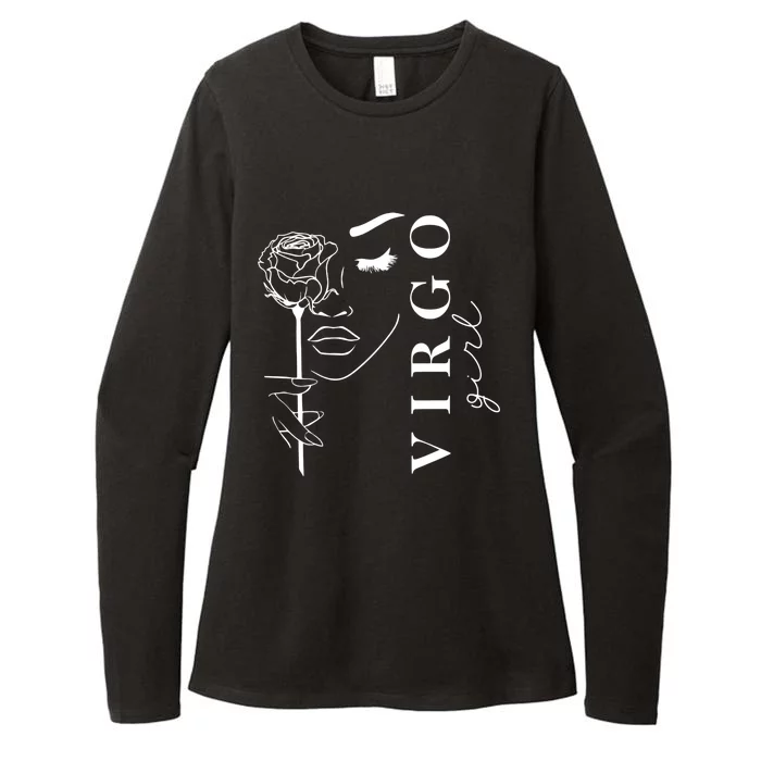 Virgo Zodiac Sign Gift Womens CVC Long Sleeve Shirt