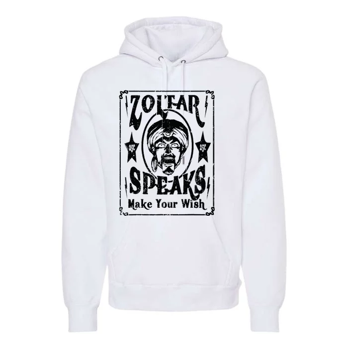 Vintage Zoltar Speaks Make Your Wish Premium Hoodie