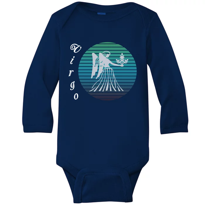 Virgo Zodiac Sign Gift Baby Long Sleeve Bodysuit