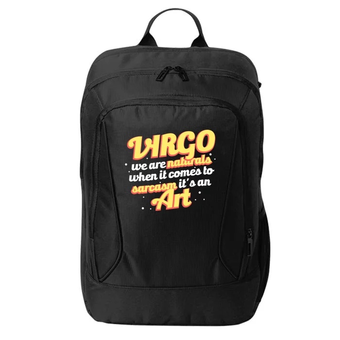 Virgo Zodiac Sign Traits Facts Astrology Funny Horoscope Gift City Backpack