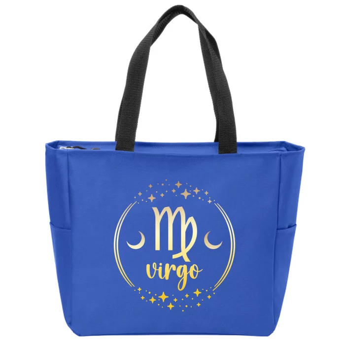 Virgo Zodiac Sign Virgo Birthday Virgo Astrology Gift Zip Tote Bag