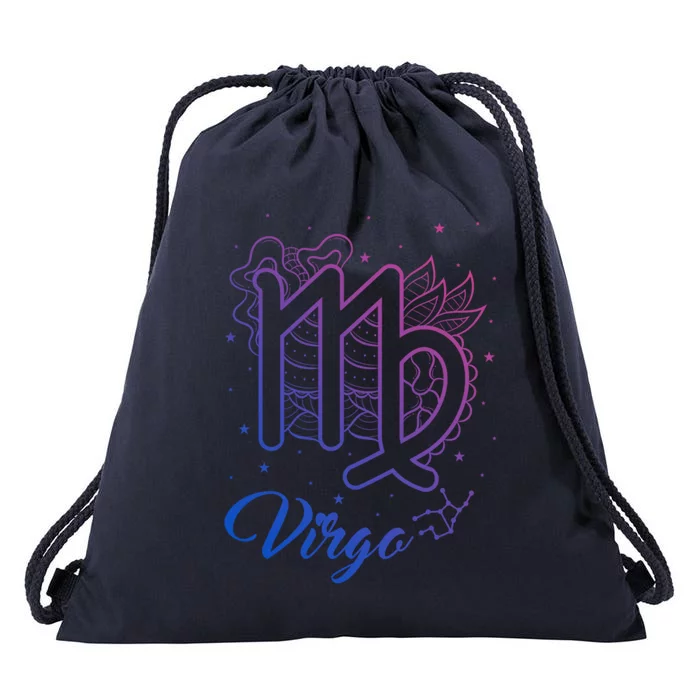 Virgo Zodiac Sign Astrology August September Birthday Virgo Meaningful Gift Drawstring Bag