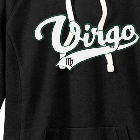 Virgo Zodiac Sign Astrology September Birthday Retro Cool Gift Women's Fleece Hoodie