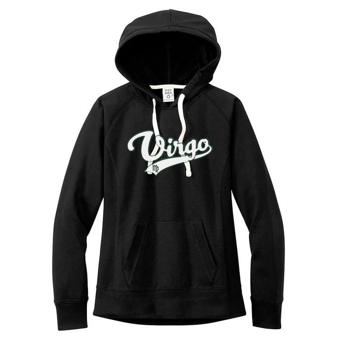 Virgo Zodiac Sign Astrology September Birthday Retro Cool Gift Women's Fleece Hoodie