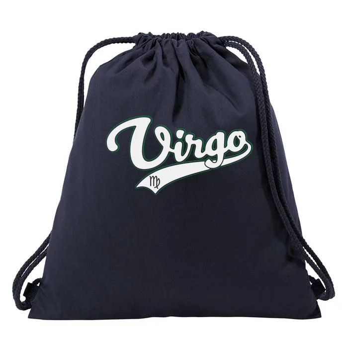 Virgo Zodiac Sign Astrology September Birthday Retro Cool Gift Drawstring Bag