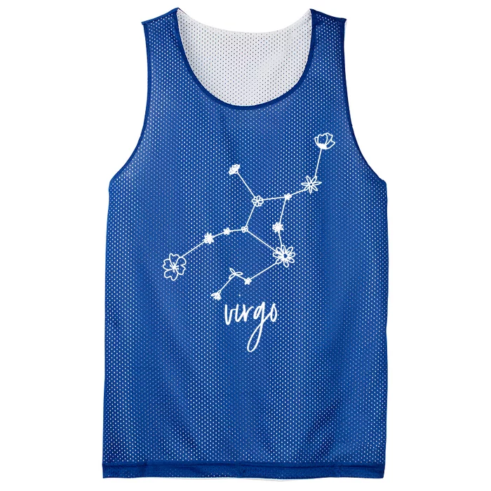 Virgo Zodiac Sign August September Birthday Floral Meaningful Gift Mesh Reversible Basketball Jersey Tank