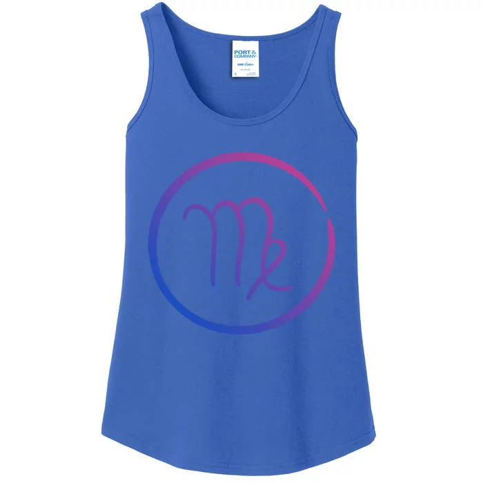 Virgo Zodiac Symbol Grunge Astrology Horoscope Virgo Gift Ladies Essential Tank