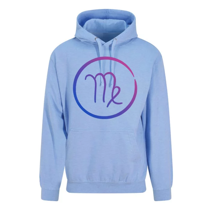 Virgo Zodiac Symbol Grunge Astrology Horoscope Virgo Gift Unisex Surf Hoodie