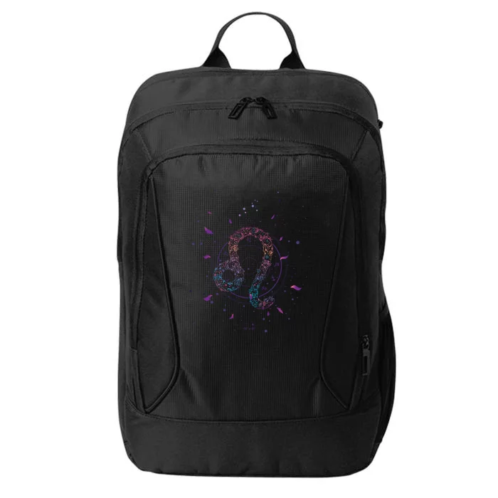 Virgo Zodiac Sign Floral Design Astrology Sign Virgo Gift City Backpack