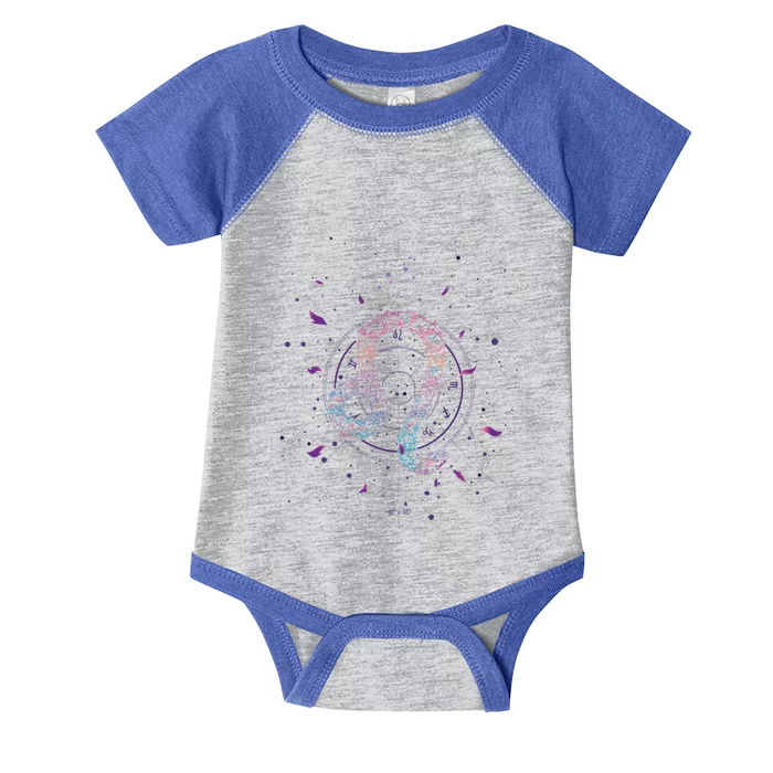 Virgo Zodiac Sign Floral Design Astrology Sign Virgo Gift Infant Baby Jersey Bodysuit