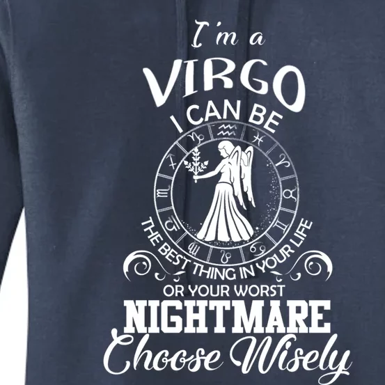 Virgo Zodiac Sign Funny Virgo Birthday Gift Great Gift Women's Pullover Hoodie