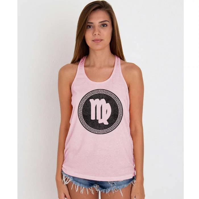 Virgo Zodiac Sign Gift Women's Knotted Racerback Tank