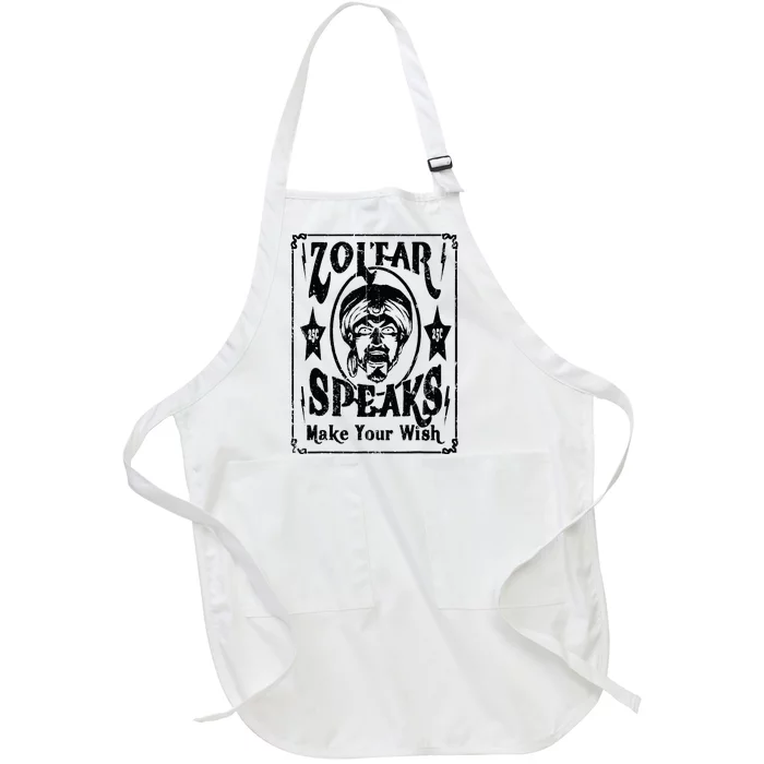 Vintage Zoltar Speaks Make Your Wish Full-Length Apron With Pocket