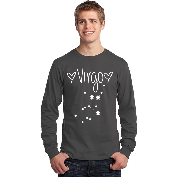 Virgo Zodiac Sign Horoscope Stars August September Birthday Tall Long Sleeve T-Shirt