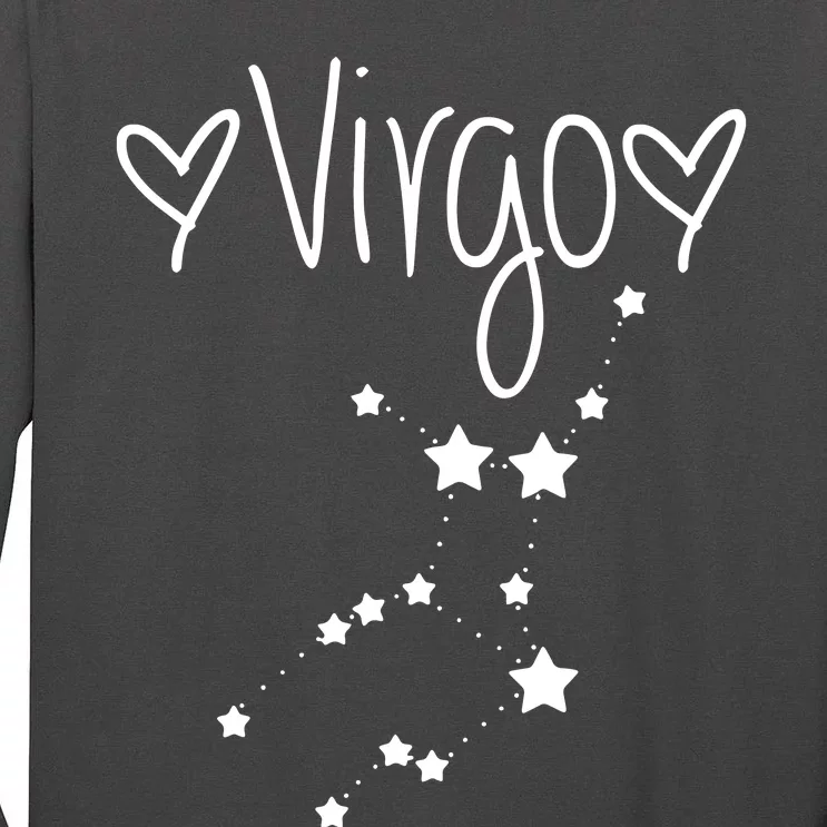 Virgo Zodiac Sign Horoscope Stars August September Birthday Tall Long Sleeve T-Shirt