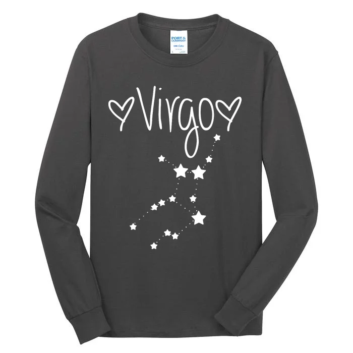 Virgo Zodiac Sign Horoscope Stars August September Birthday Tall Long Sleeve T-Shirt