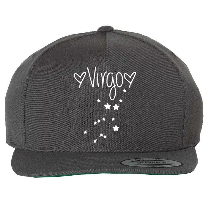 Virgo Zodiac Sign Horoscope Stars August September Birthday Wool Snapback Cap