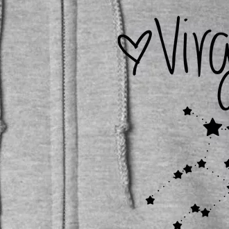 Virgo Zodiac Sign Horoscope Stars August September Birthday Full Zip Hoodie