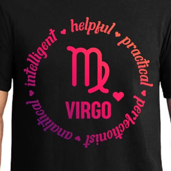 Virgo Zodiac Traits Gift Pajama Set