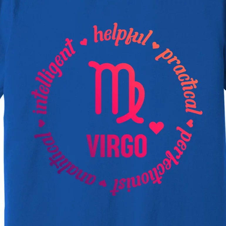 Virgo Zodiac Traits Gift Premium T-Shirt