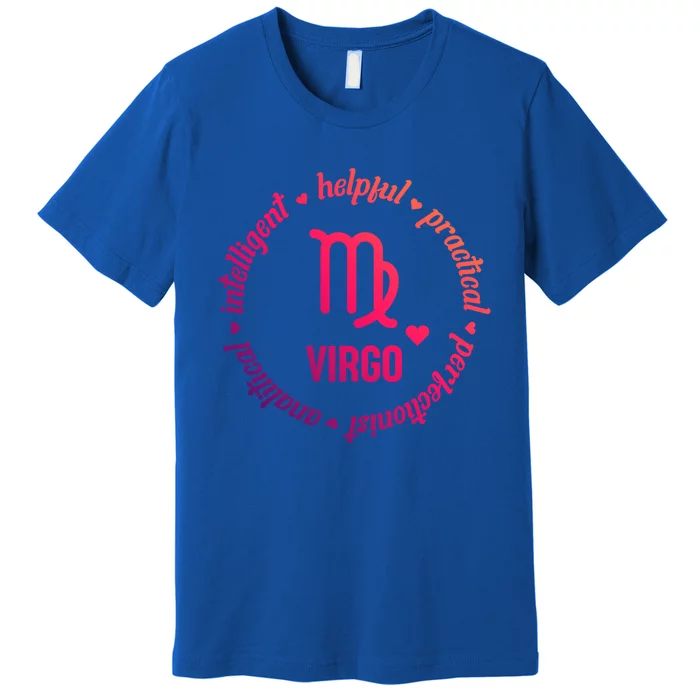 Virgo Zodiac Traits Gift Premium T-Shirt