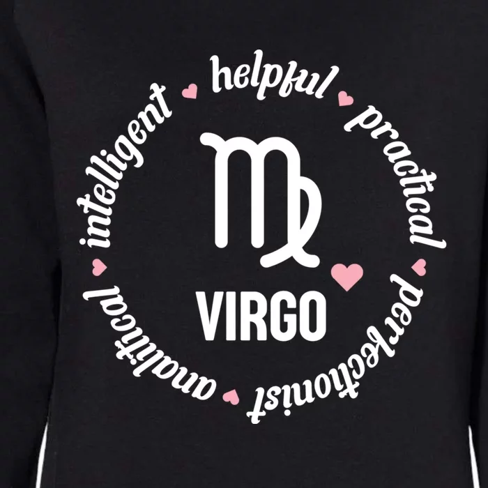 Virgo Zodiac Traits Cute Gift Womens California Wash Sweatshirt