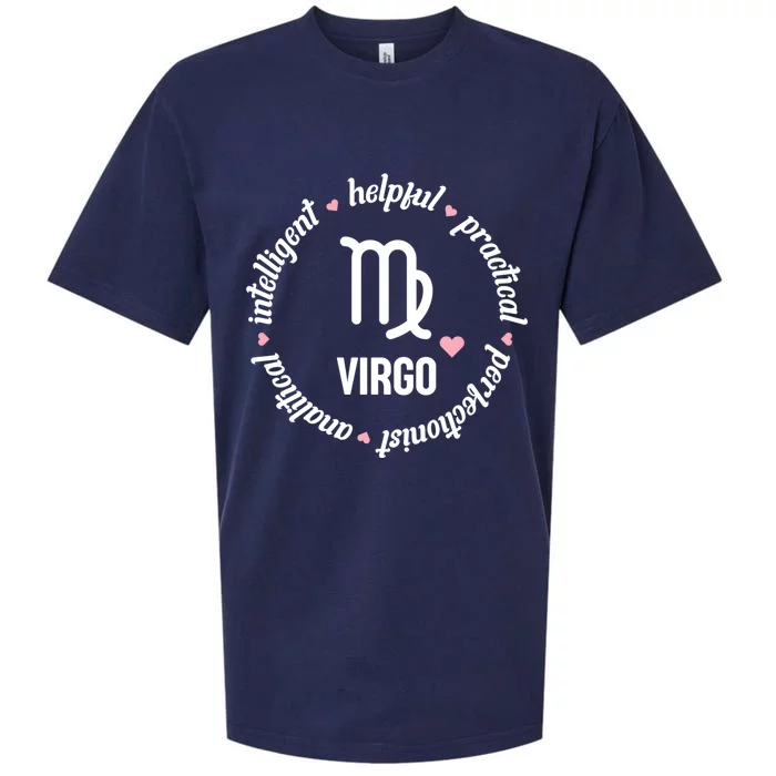 Virgo Zodiac Traits Cute Gift Sueded Cloud Jersey T-Shirt