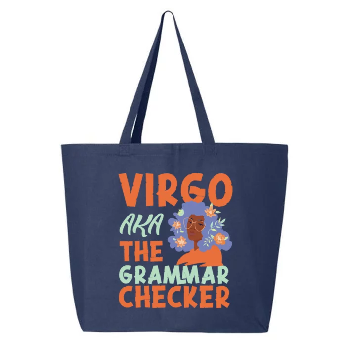 Virgo Zodiac: Virgo Aka The Grammar Checker Cool Gift 25L Jumbo Tote