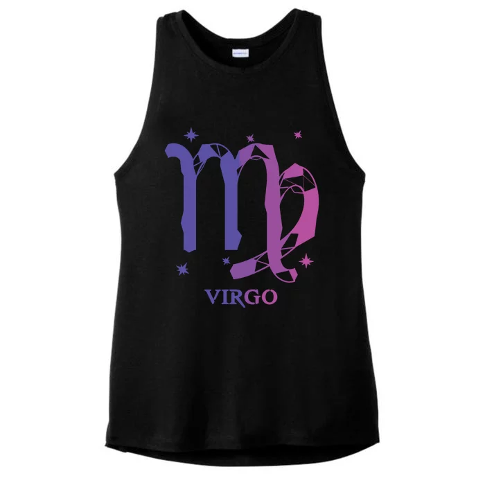 Virgo Zodiac Ladies Tri-Blend Wicking Tank