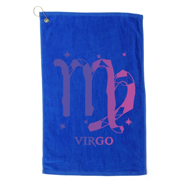 Virgo Zodiac Platinum Collection Golf Towel