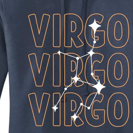 Virgo Zodiac Virgo Constellation Gift Women's Pullover Hoodie