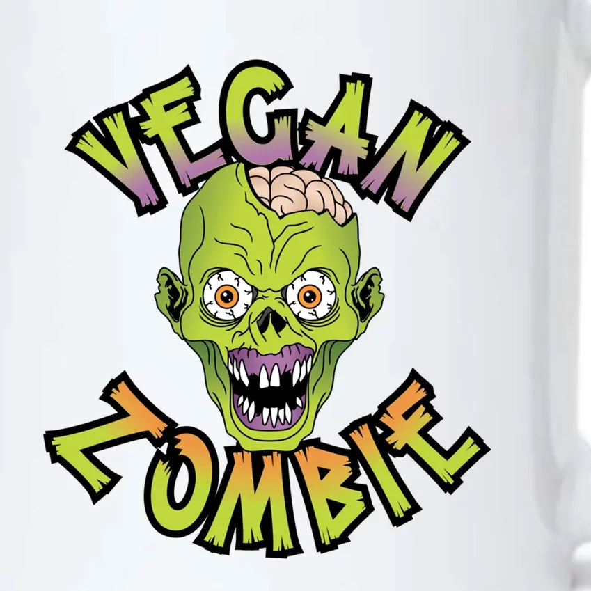 Vegan Zombie World Vegetable Day Plant Based I Eat Vegans Gift Black Color Changing Mug