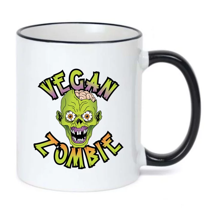 Vegan Zombie World Vegetable Day Plant Based I Eat Vegans Gift Black Color Changing Mug