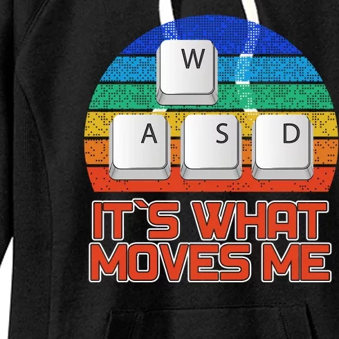 W A S D It's What Moves Me Gamer Women's Fleece Hoodie