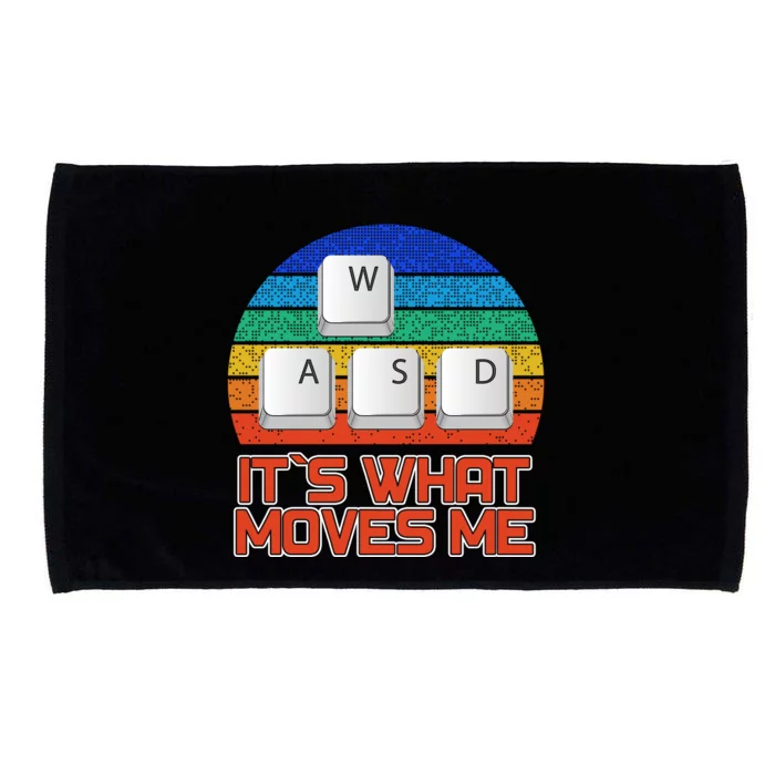 W A S D It's What Moves Me Gamer Microfiber Hand Towel