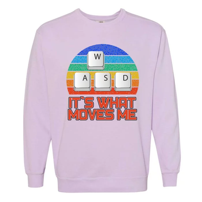 W A S D It's What Moves Me Gamer Garment-Dyed Sweatshirt