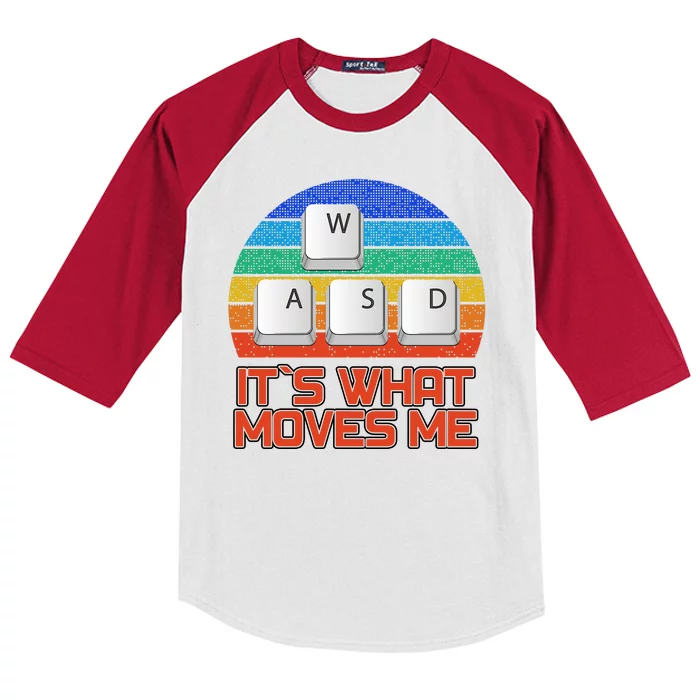 W A S D It's What Moves Me Gamer Kids Colorblock Raglan Jersey