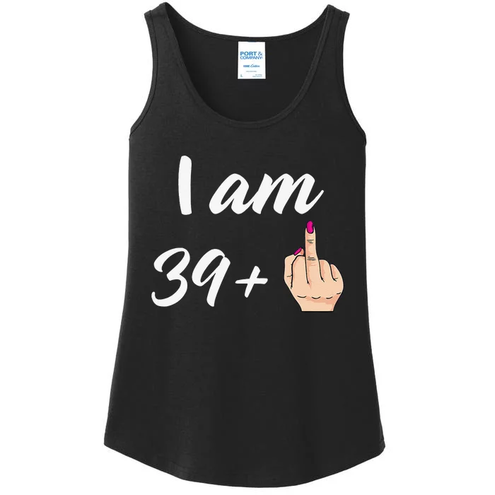 Womens 1981 1982 Birthday Women Her Fun 40 Funny 40th Birthday Ladies Essential Tank