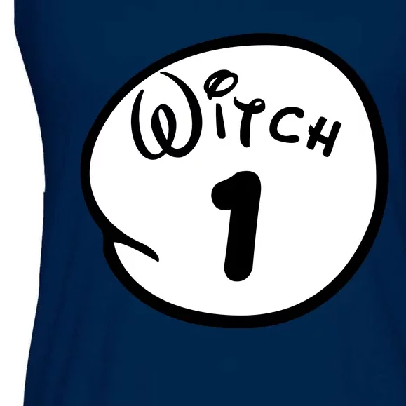 Witch 1 2 3 4 5 Custom Personalize Halloween Ladies Essential Flowy Tank