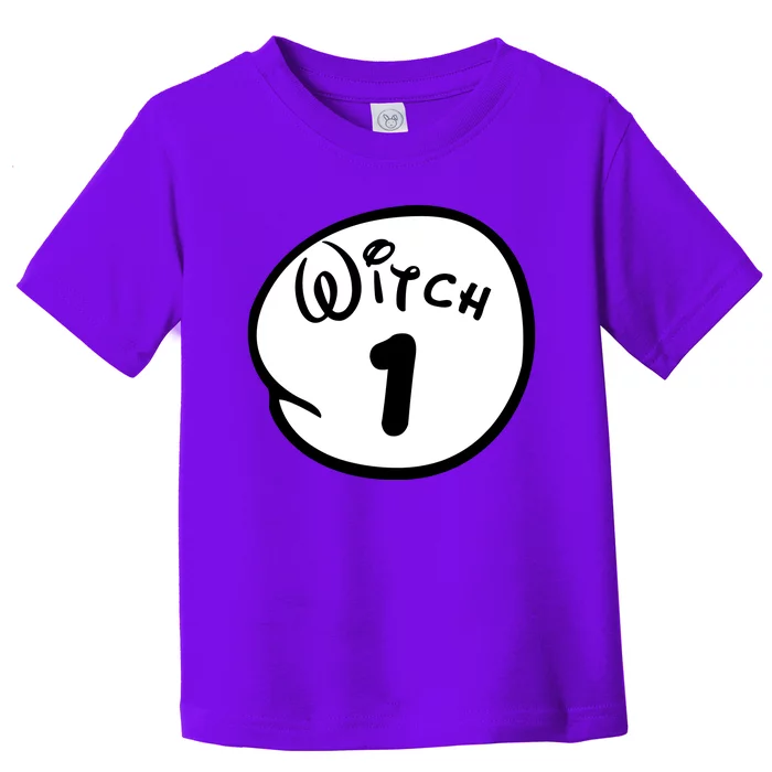 Witch 1 2 3 4 5 Custom Personalize Halloween Toddler T-Shirt