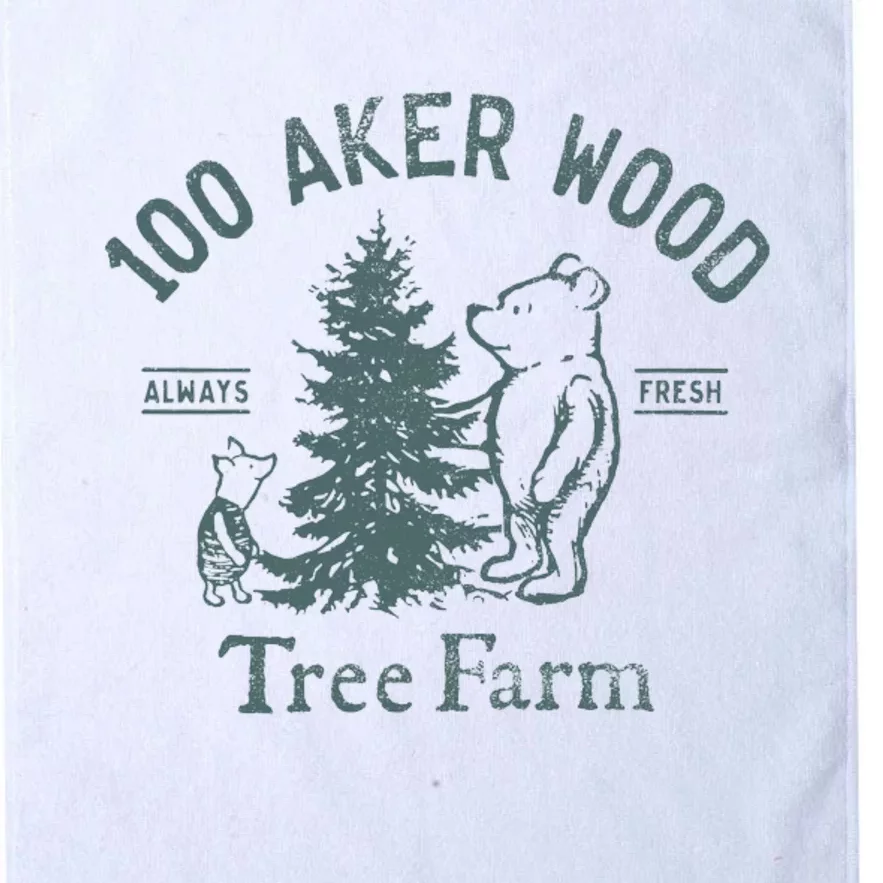 100 AKER TREE FARM Funny Acre Wood Platinum Collection Golf Towel