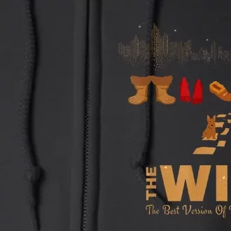 Wiz 1970s Black Movies Broadway Musical Adaptations Full Zip Hoodie