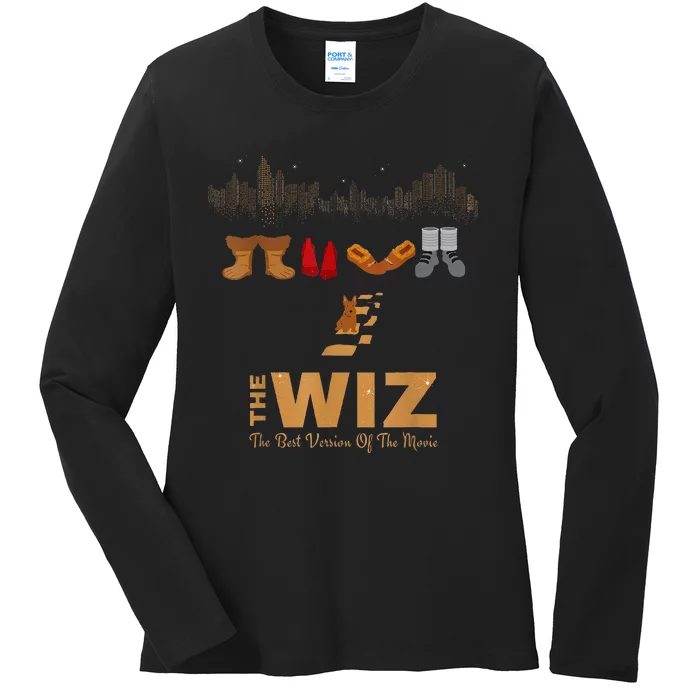 Wiz 1970s Classic Black Movies Broadway Musical Adaptations Ladies Long Sleeve Shirt