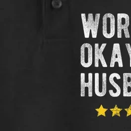 Worlds 1 Okayest Husband Funny Family Matching Costume Dry Zone Grid Performance Polo