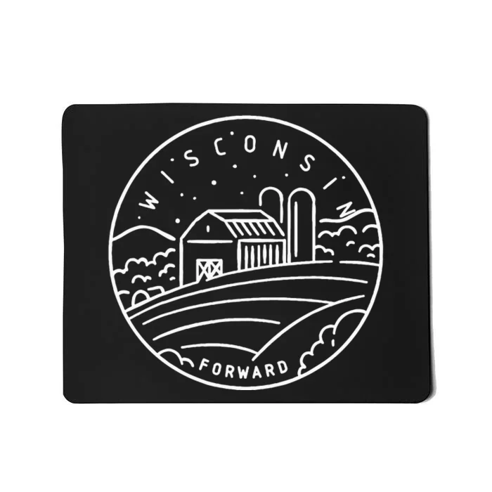 Wisconsin 1848 State Of Wisconsin Mousepad