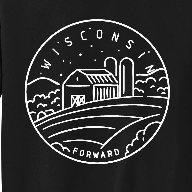 Wisconsin 1848 State Of Wisconsin Tall Sweatshirt