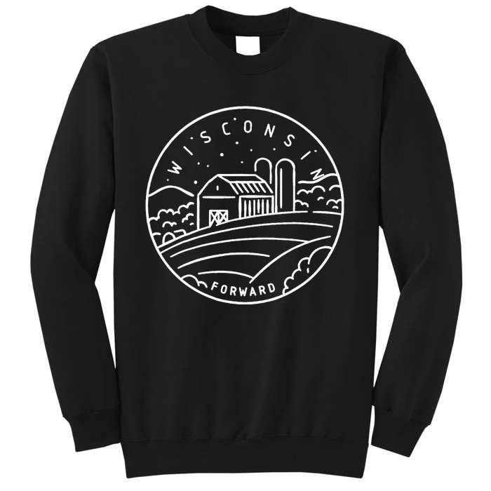 Wisconsin 1848 State Of Wisconsin Tall Sweatshirt