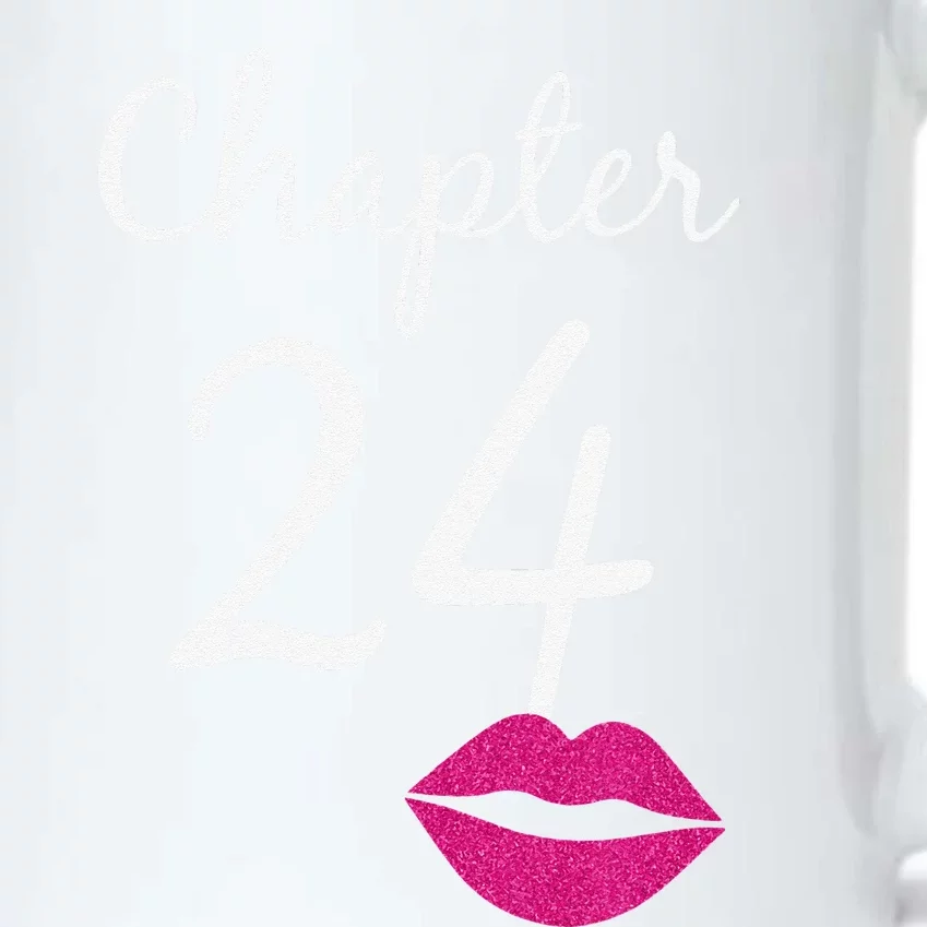 Women 24th Birthday Gift Chapter 24 Years Old 24th Bday Black Color Changing Mug